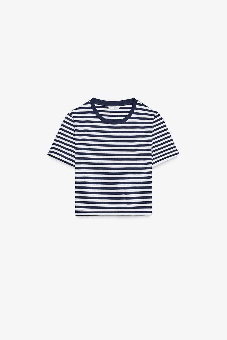 Top básico cropped Zara