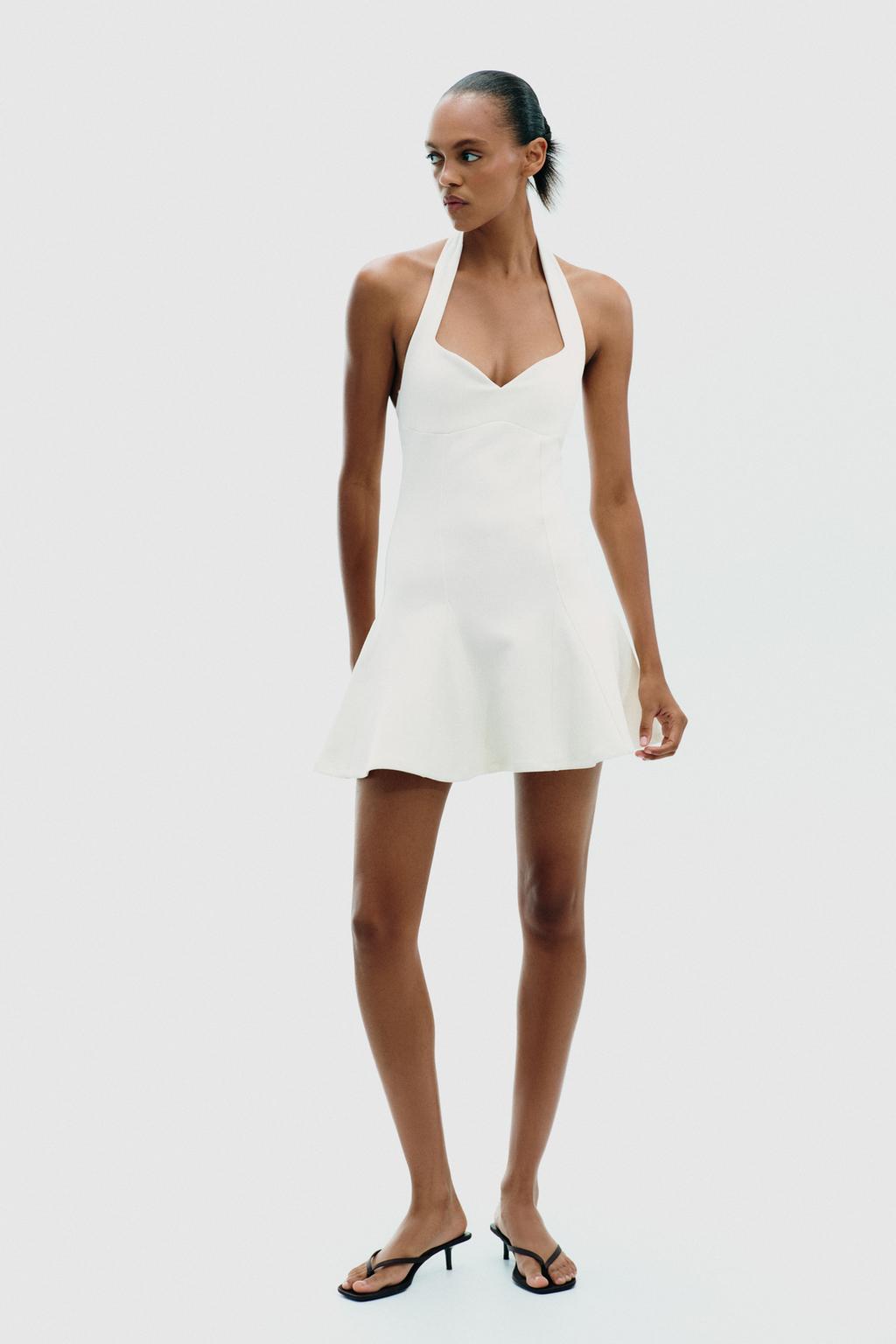 Vestido halter Zara