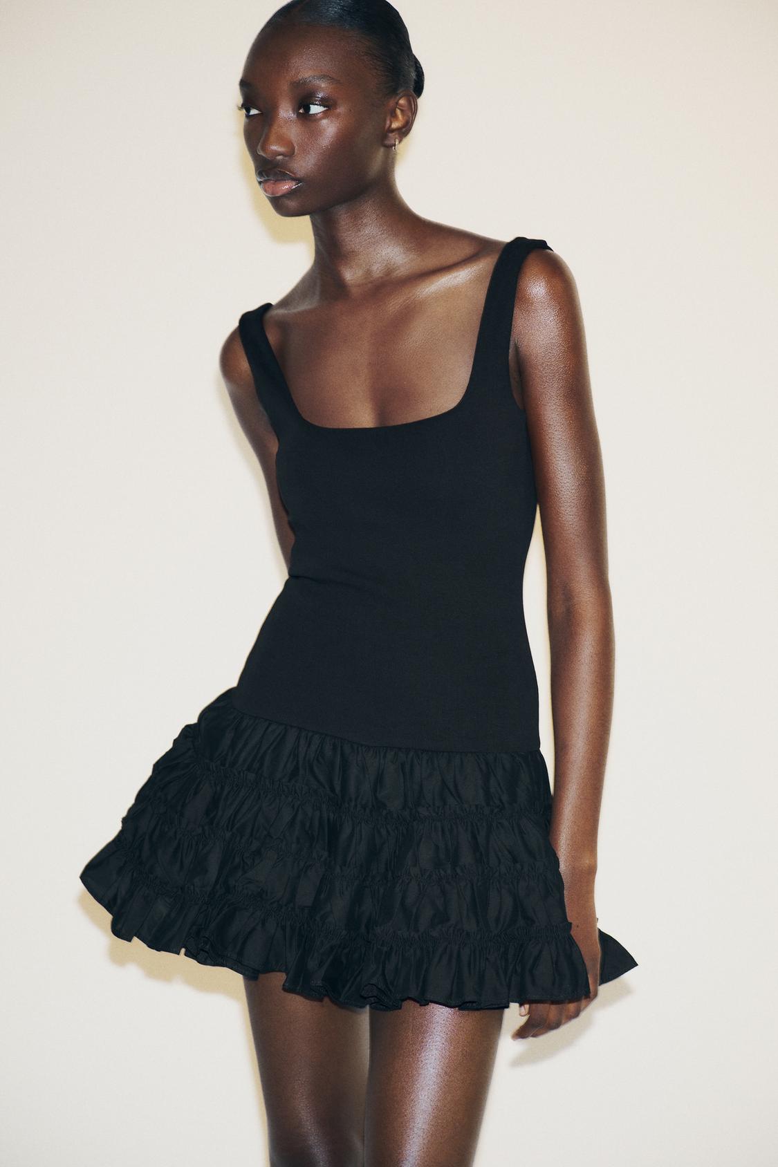 Vestido Zara volumen