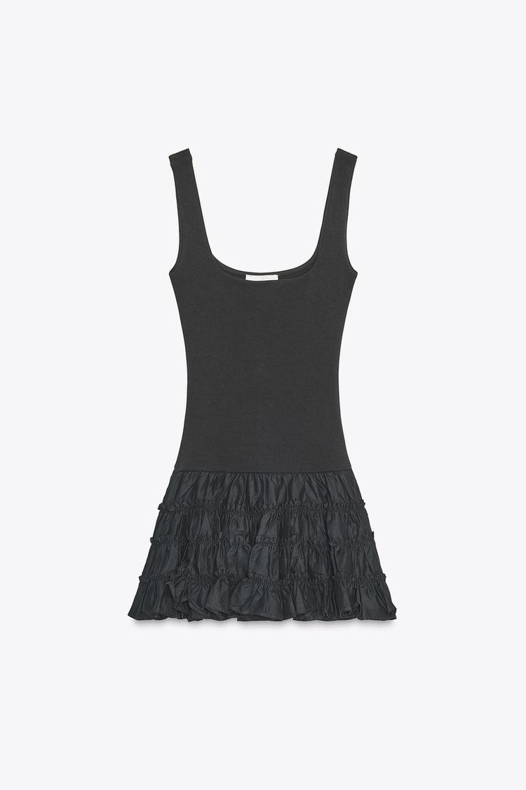 Vestido Zara volumen