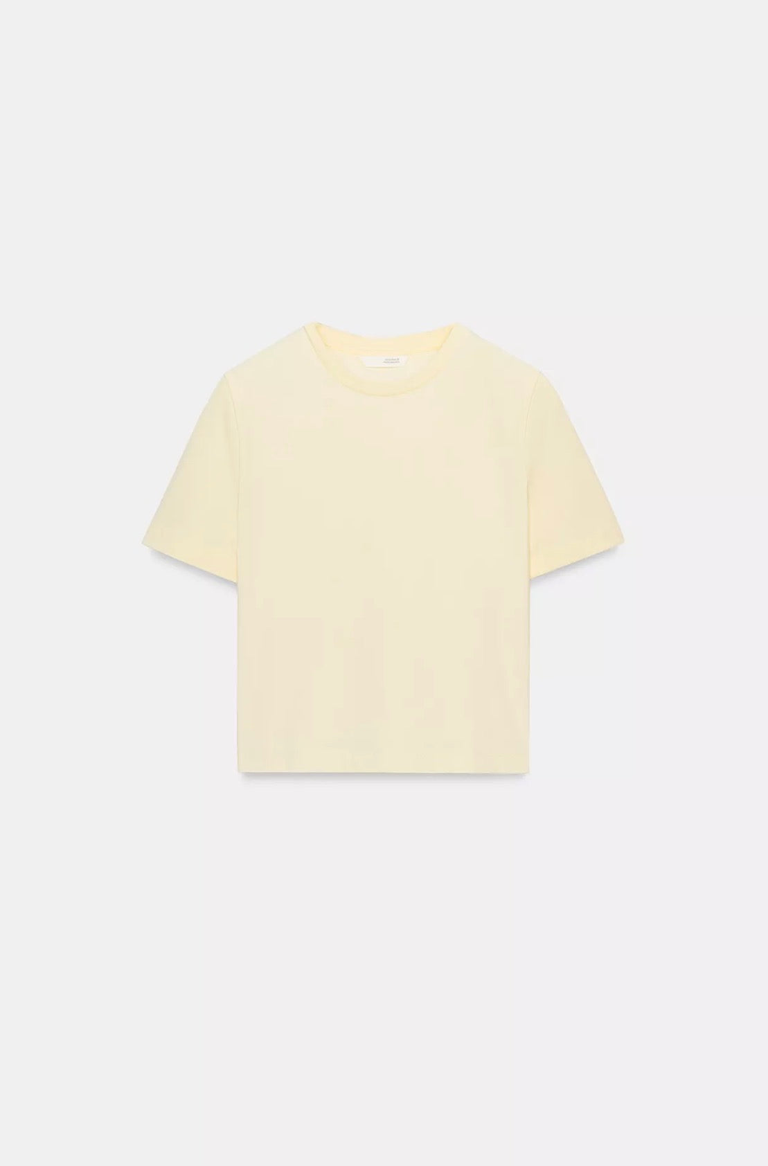 Top básico amarillo Zara