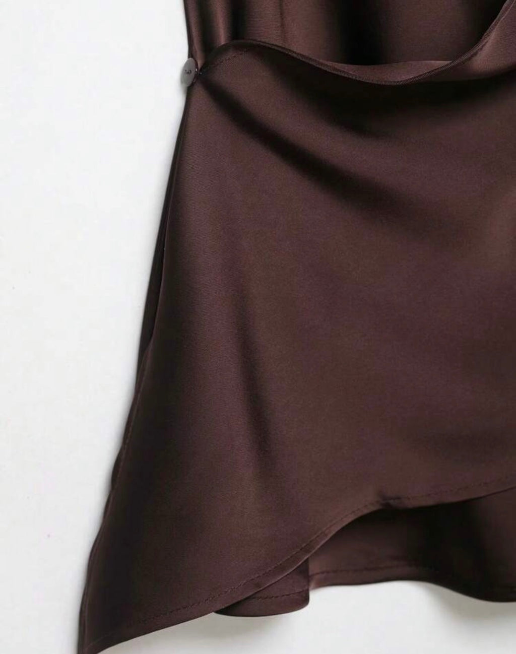 Blusa de Satén Cruzada
