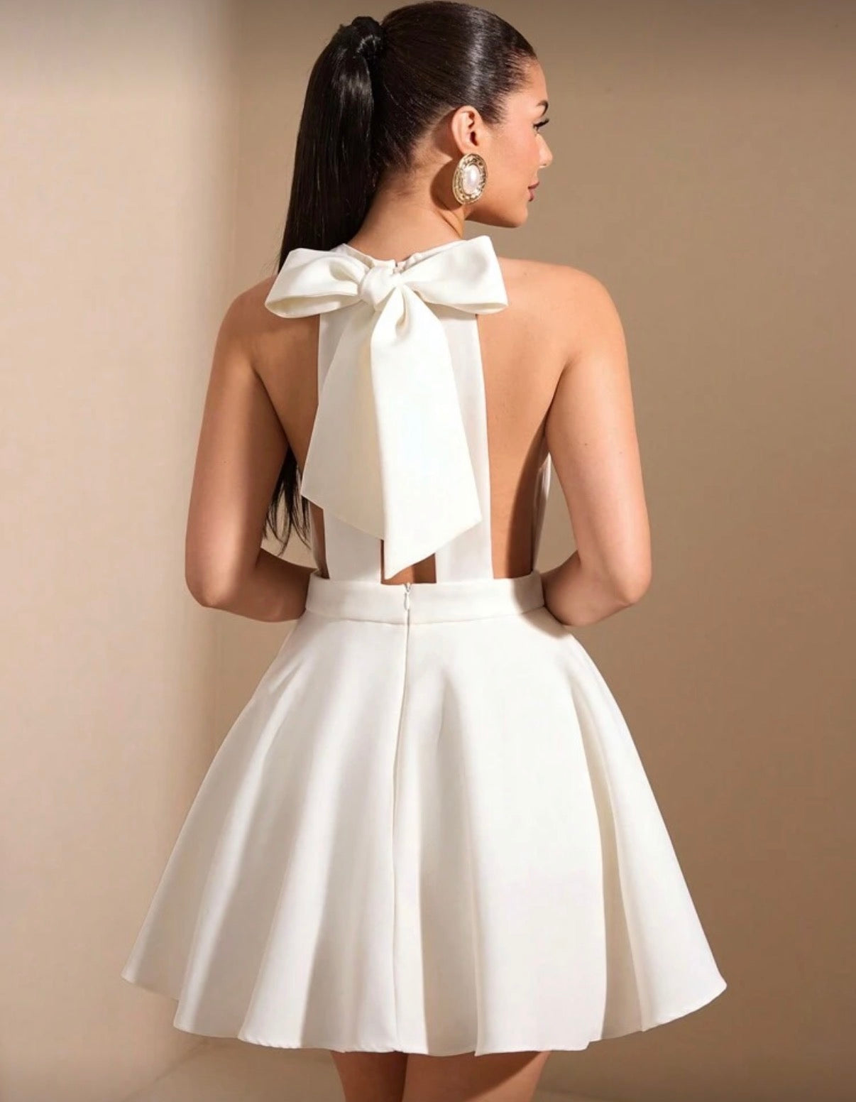 Vestido blanco elegante