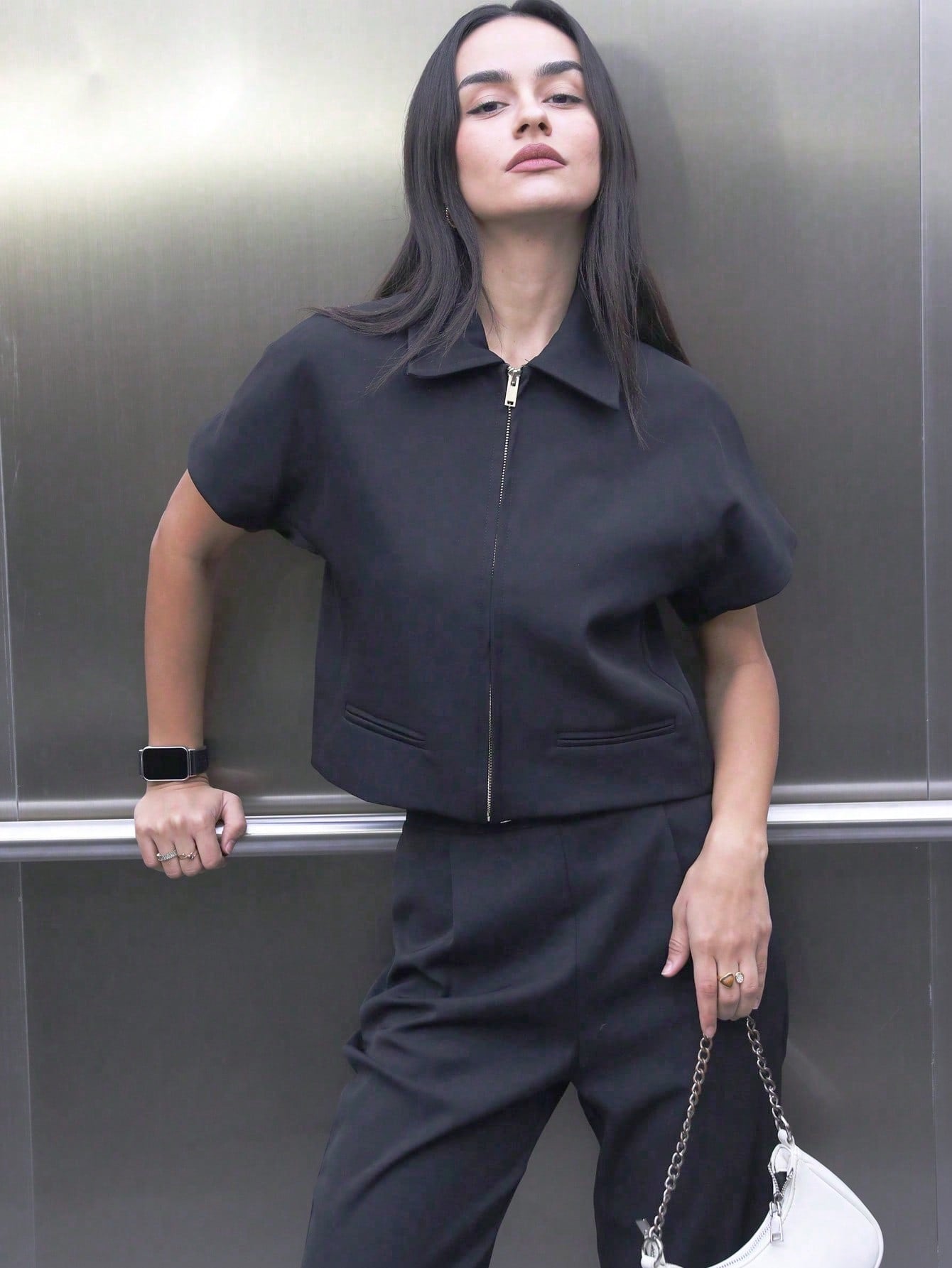 Chaqueta manga corta
