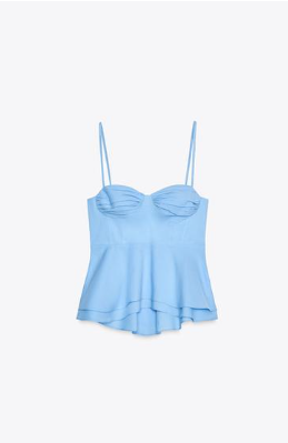 Bustier Zara celeste