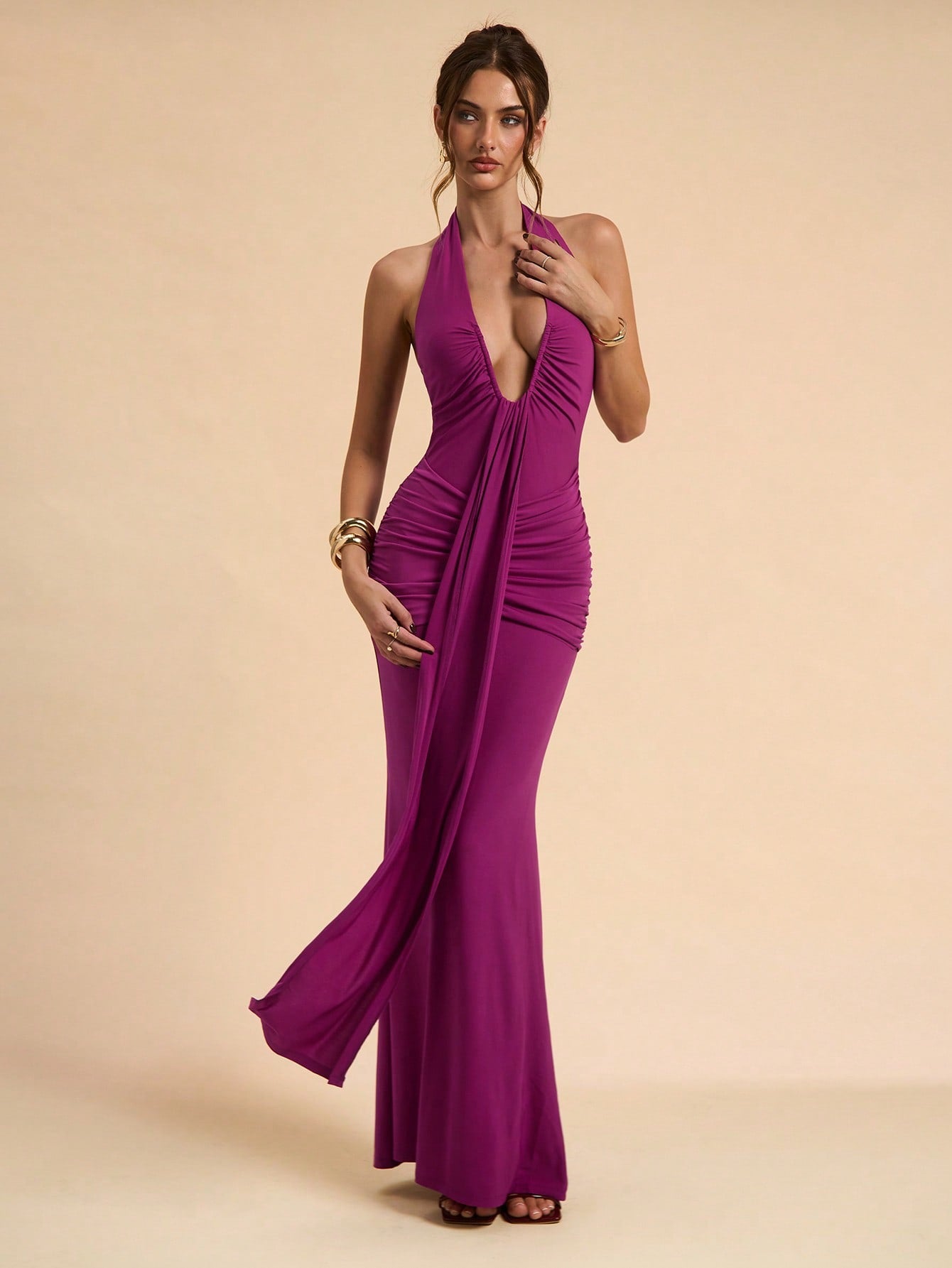 Vestido fucsia