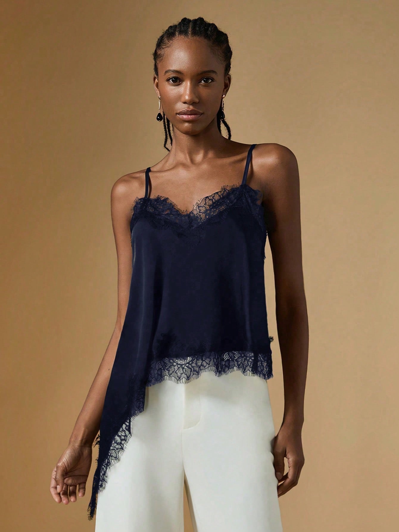 Top lencero azul