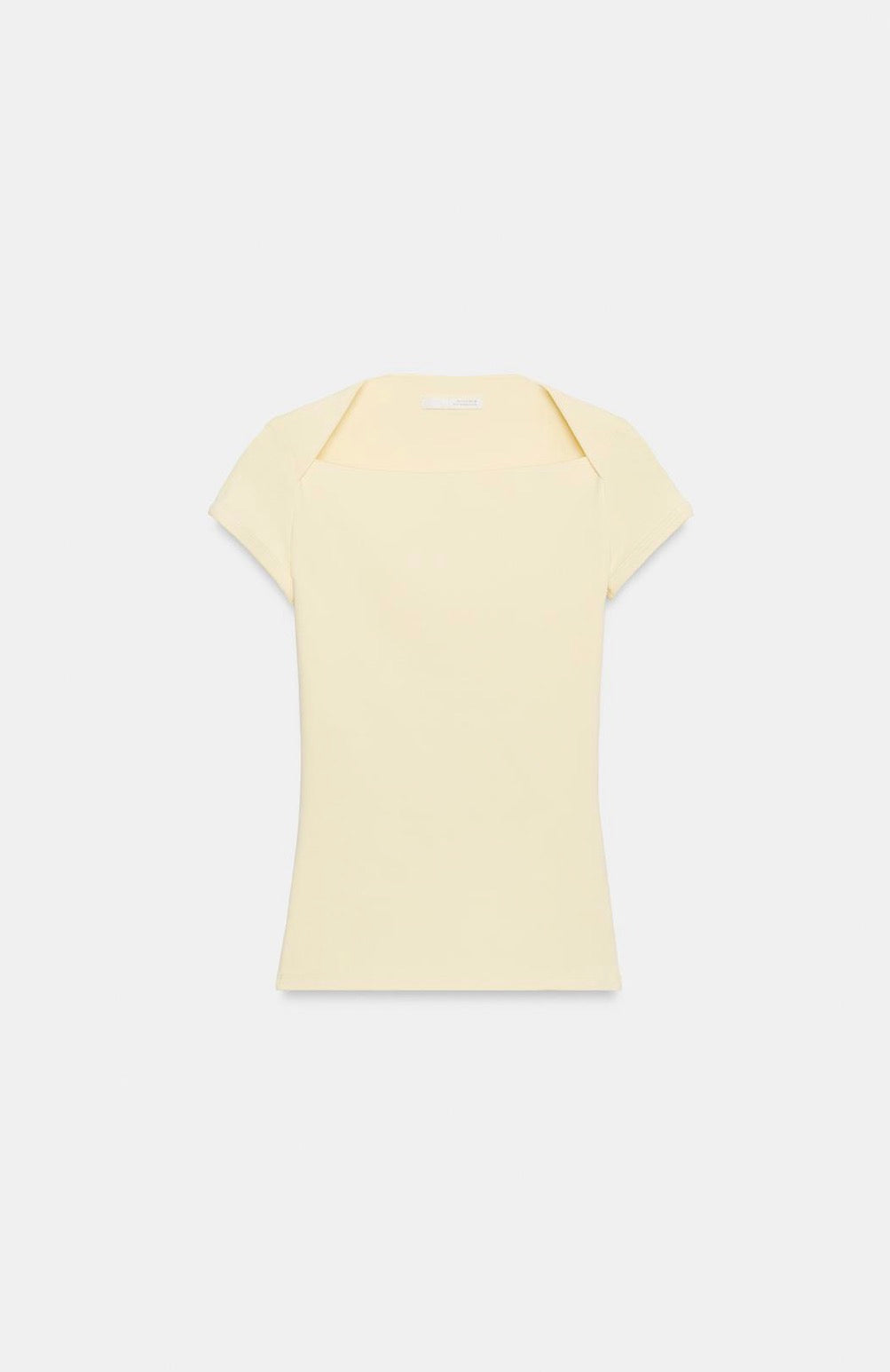 Blusa corte cuadrado Zara