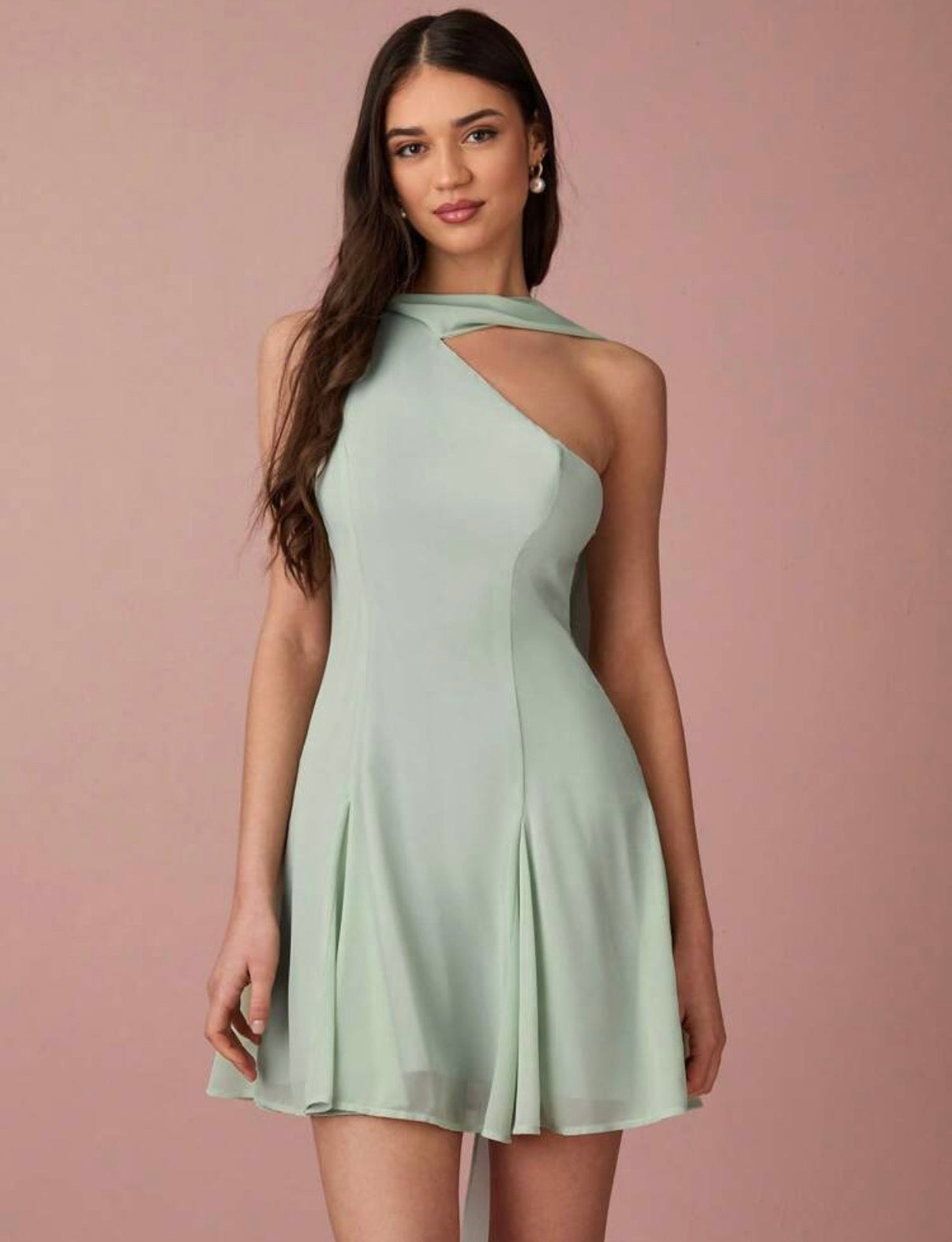 Vestido verde menta