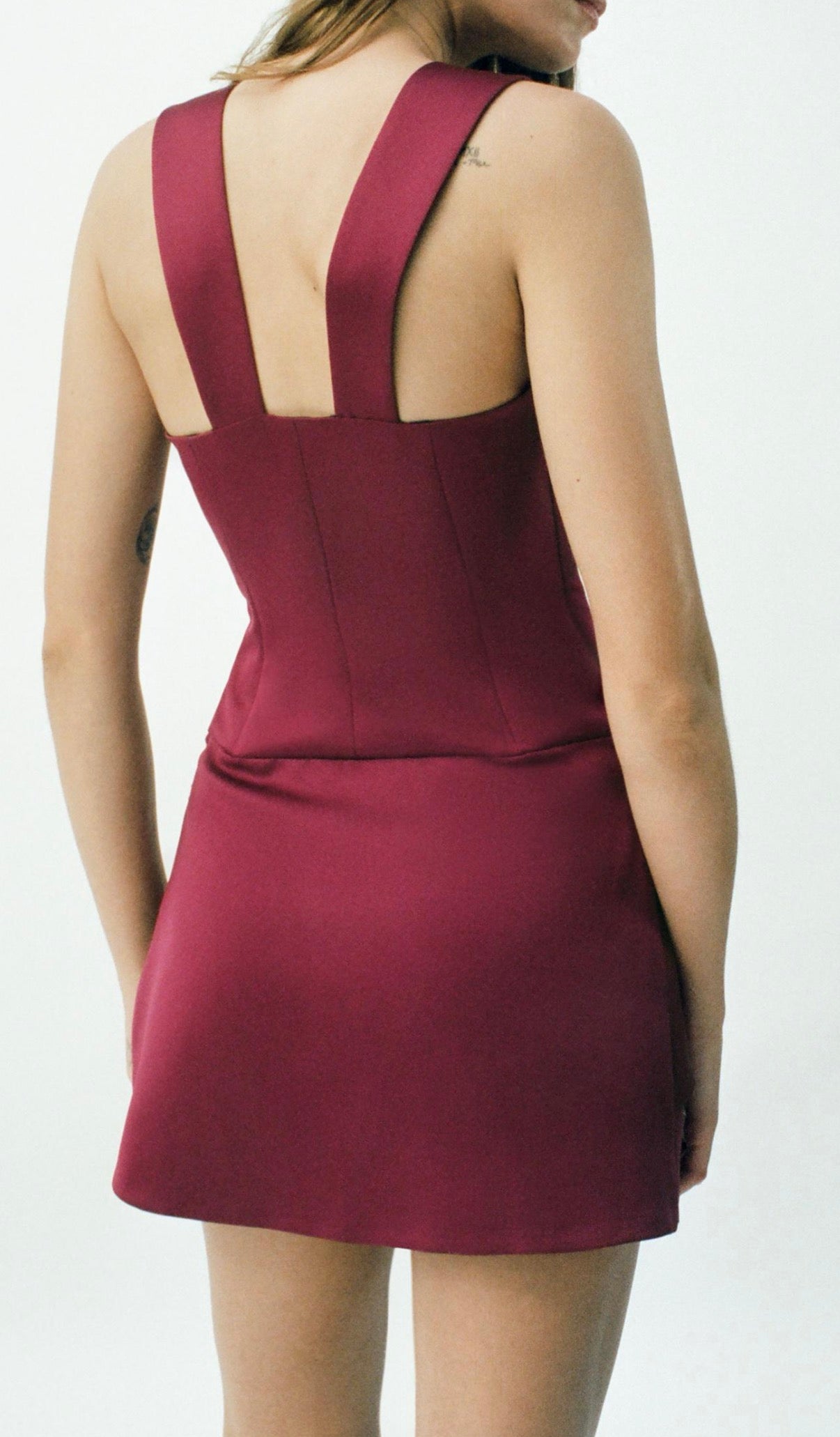 Vestido Zara de satén