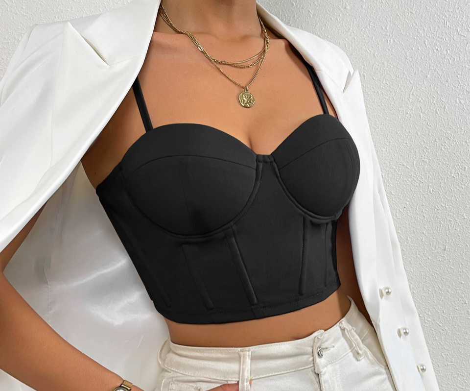 Bustier negro