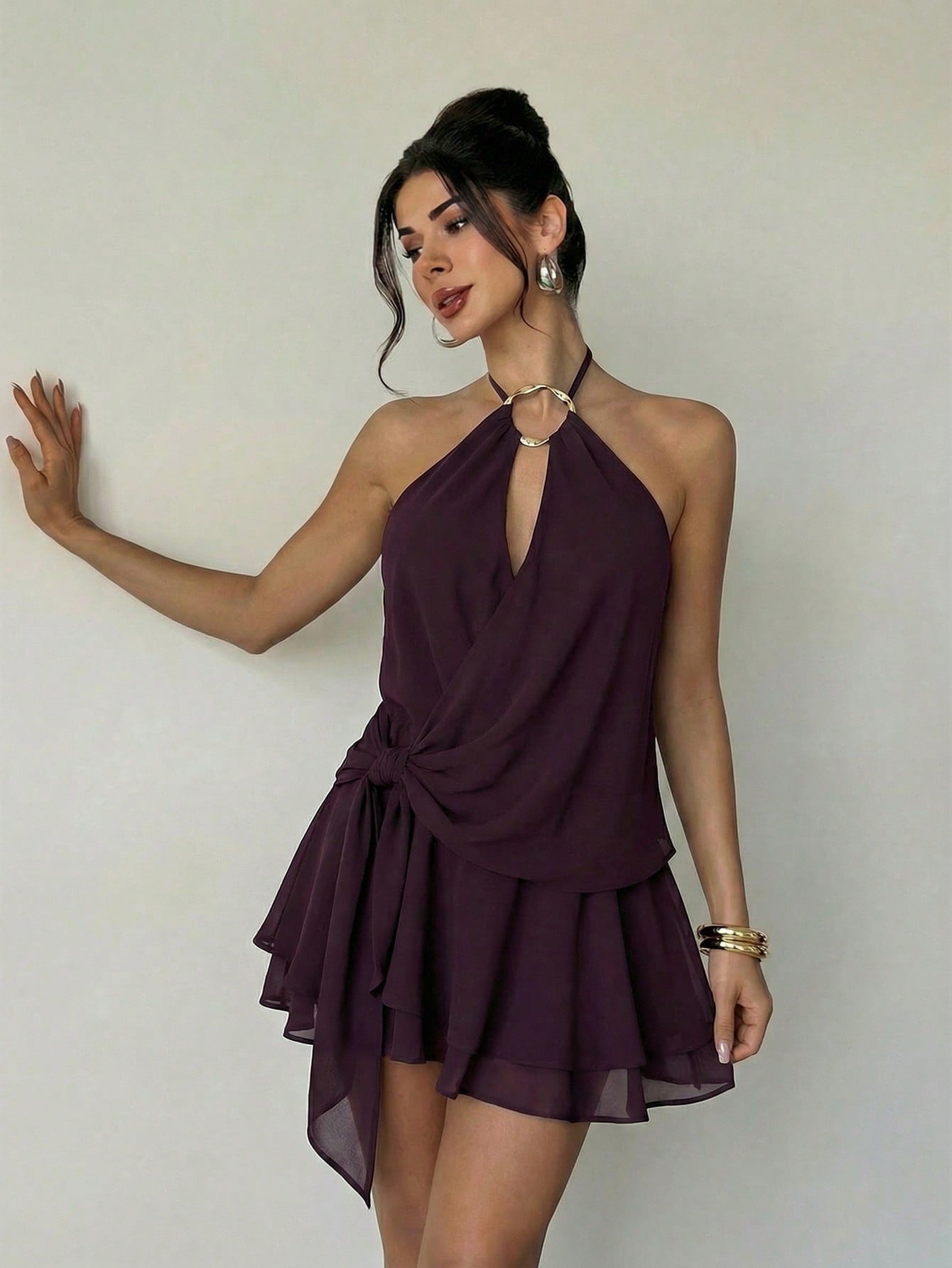 Vestido Burdeos