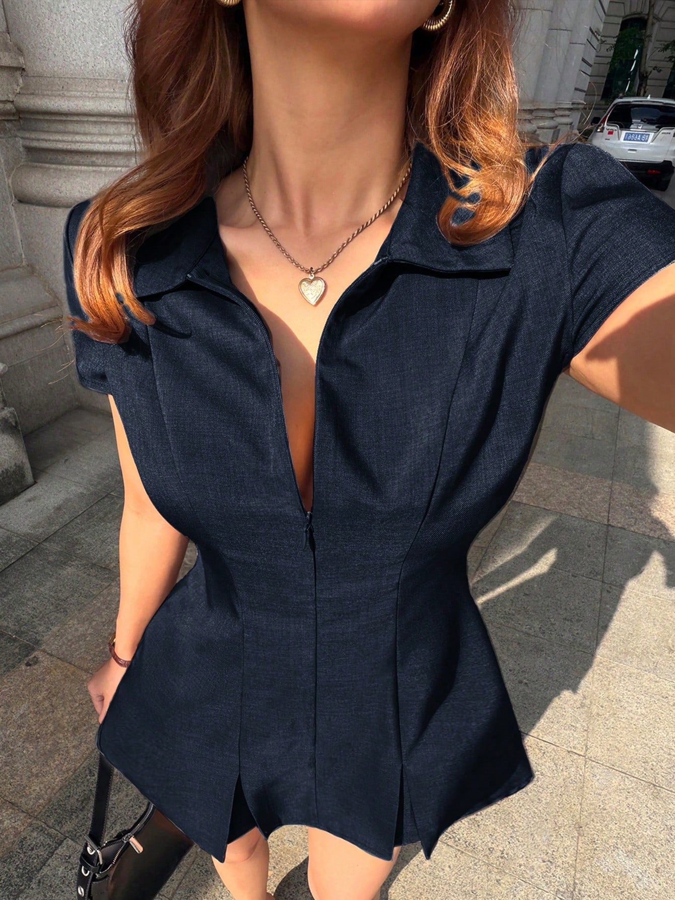 Vestido azul marino