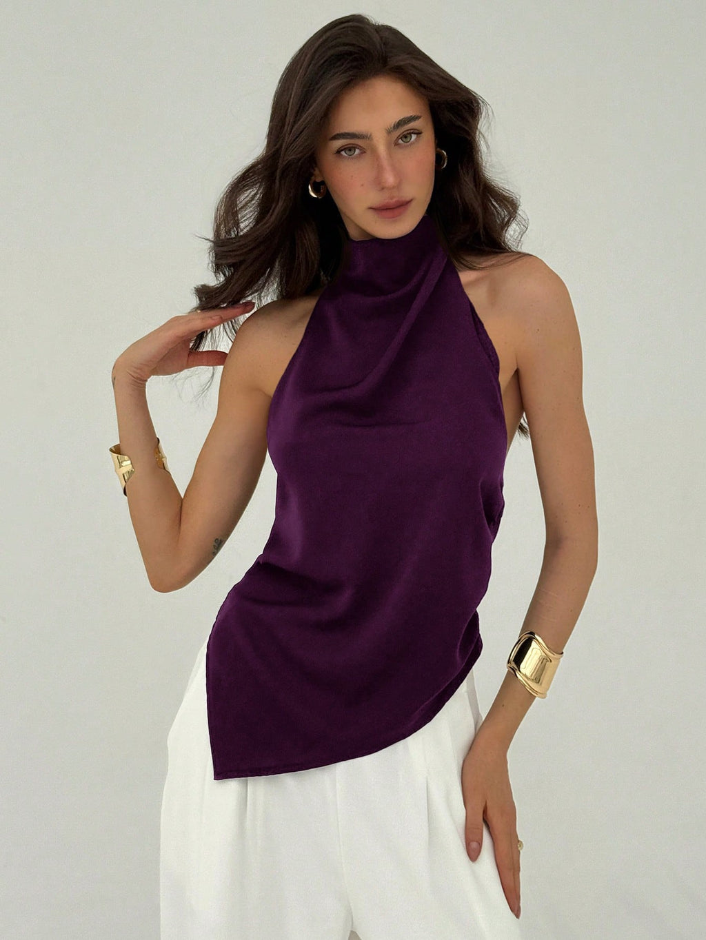 Top color uva de saten