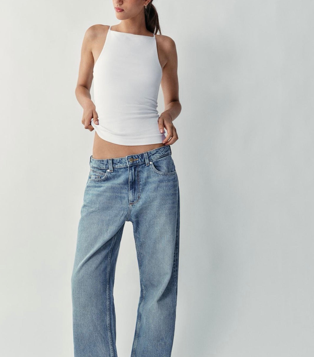 Top tirantes Zara blanco