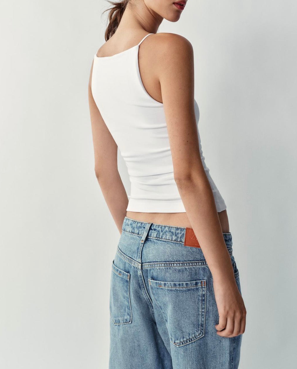 Top tirantes Zara blanco