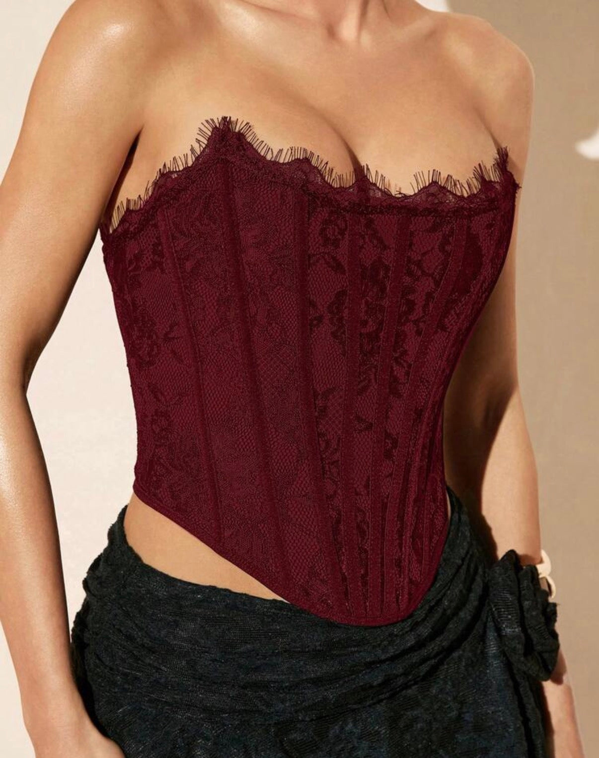 Corset de encaje