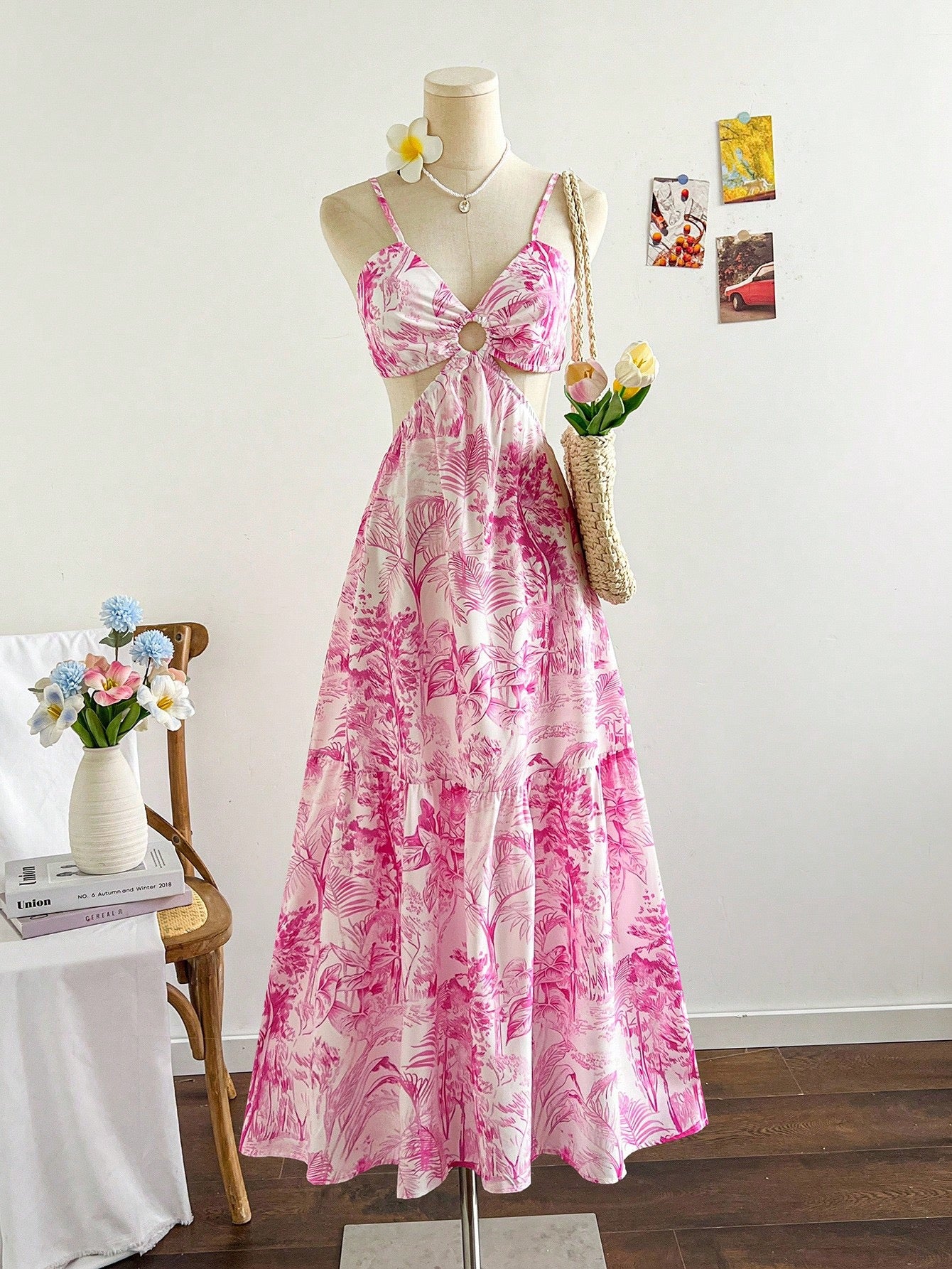 Maxi vestido floral