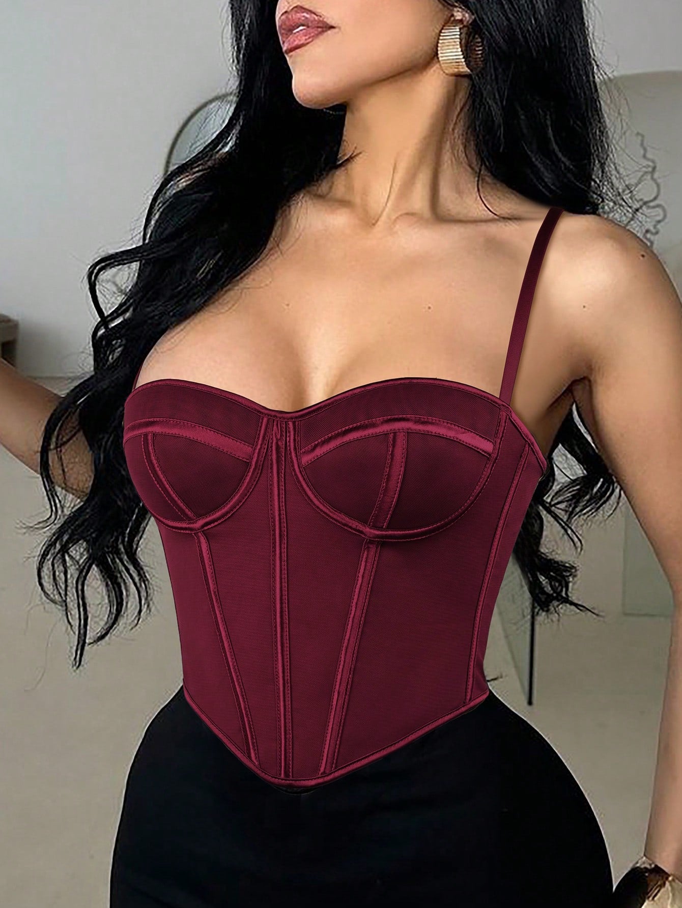 Corset Vinotinto