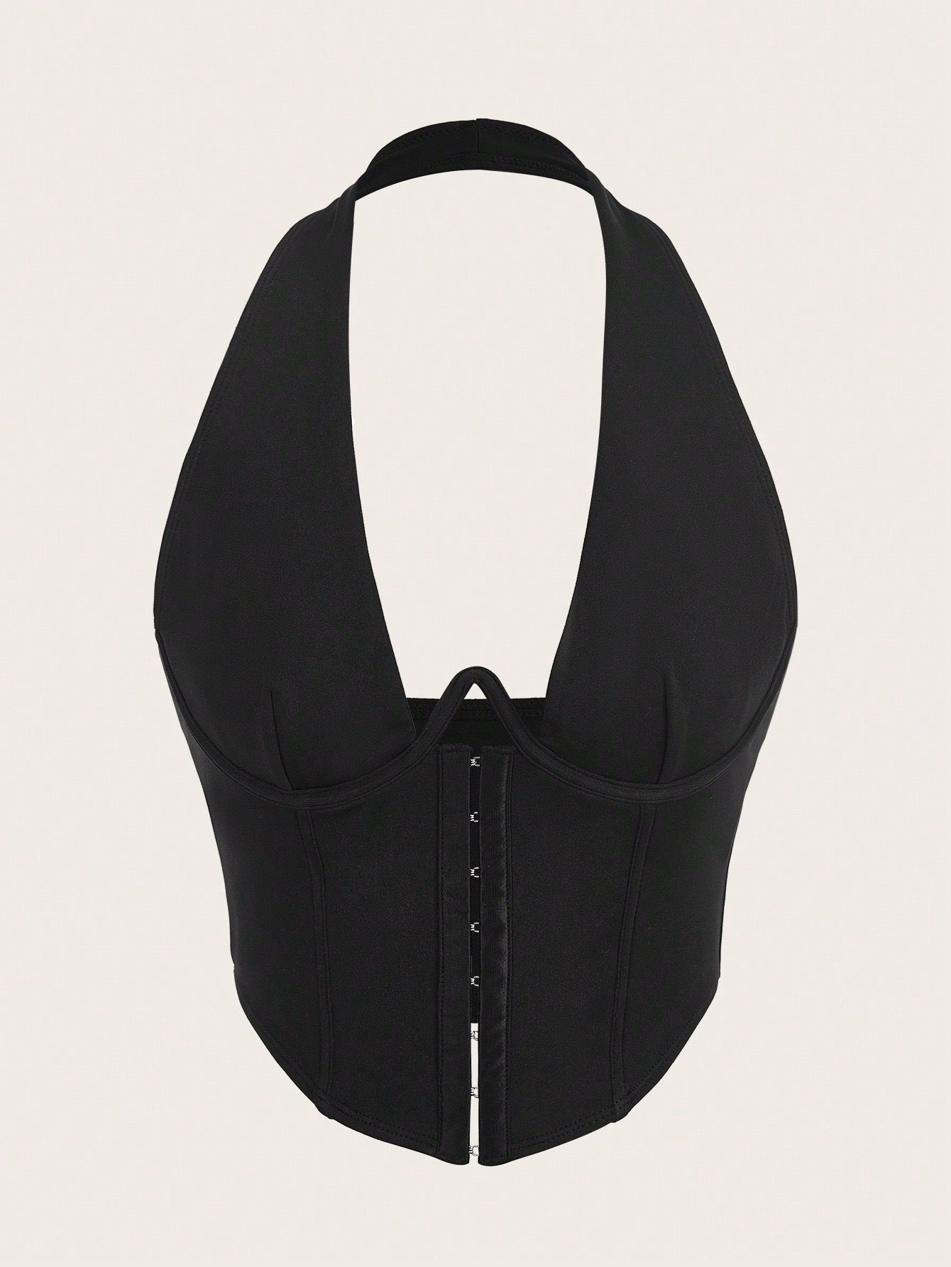 Top halter tipo corset