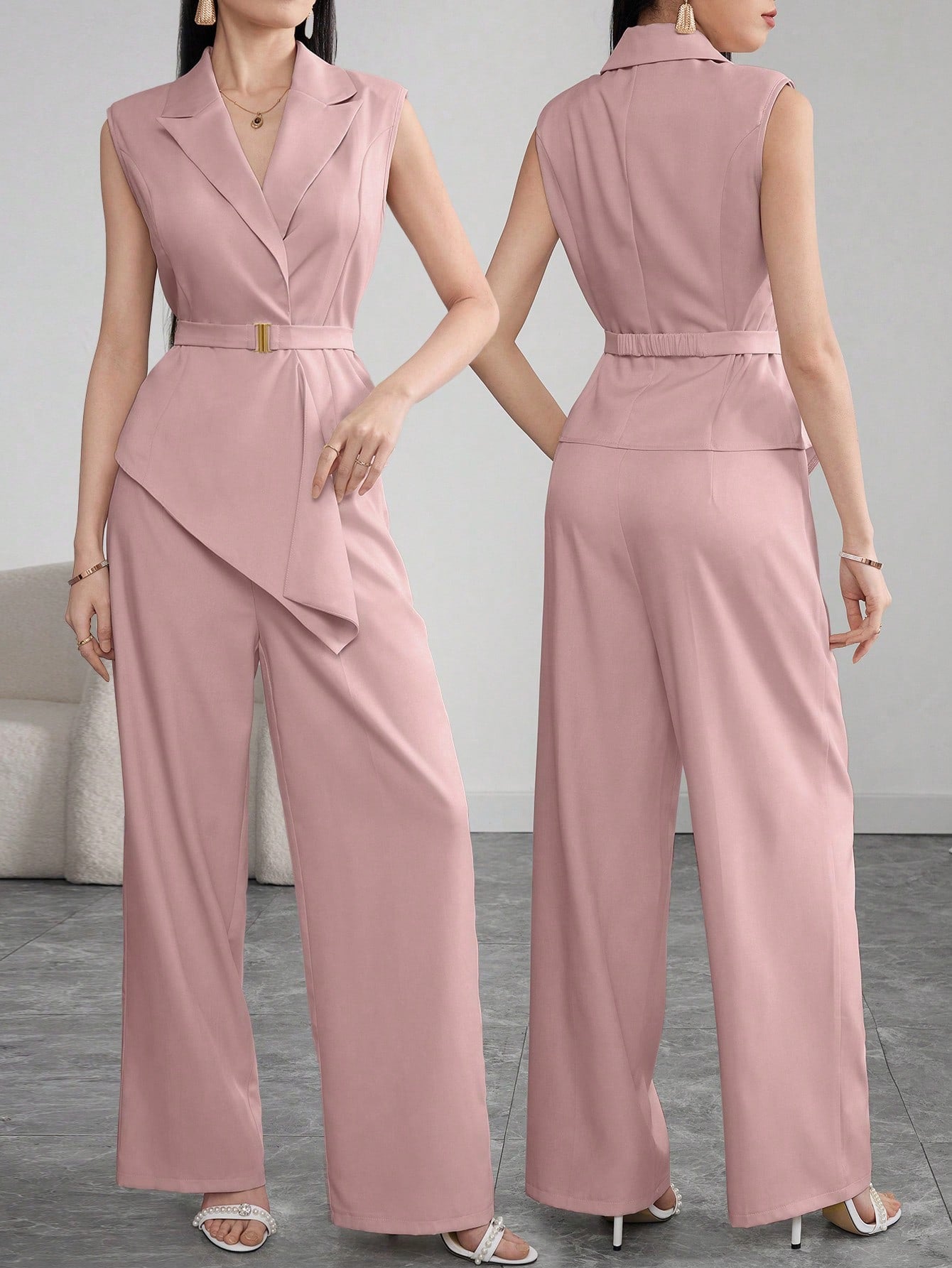 Set elegante rosa