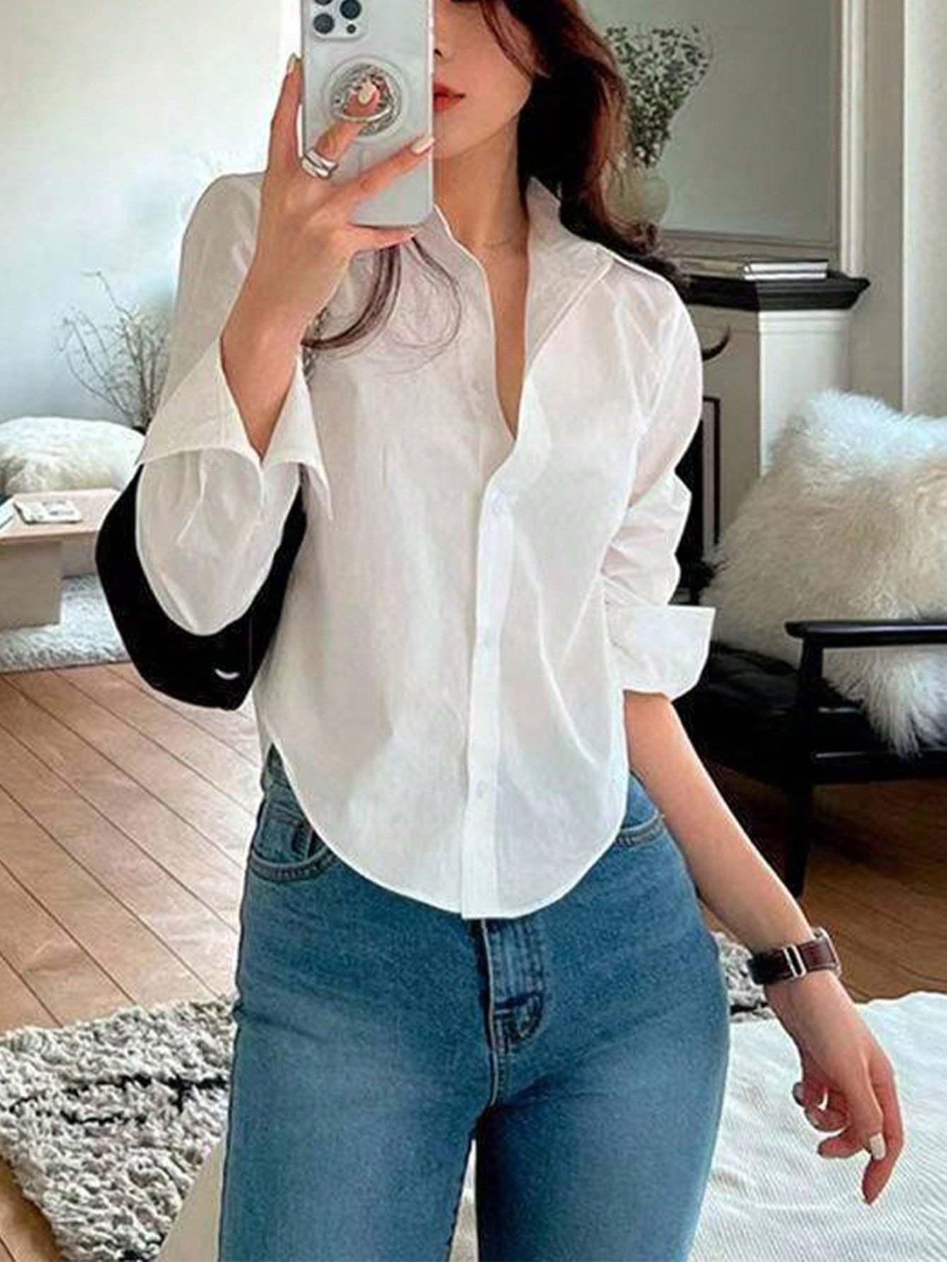 Camisa blanca básica