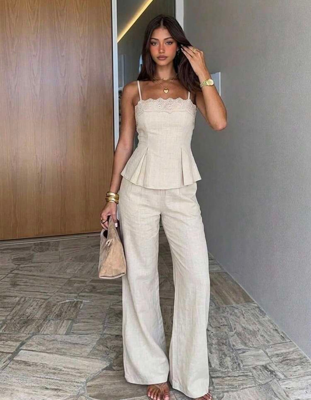 Set de lino elegante