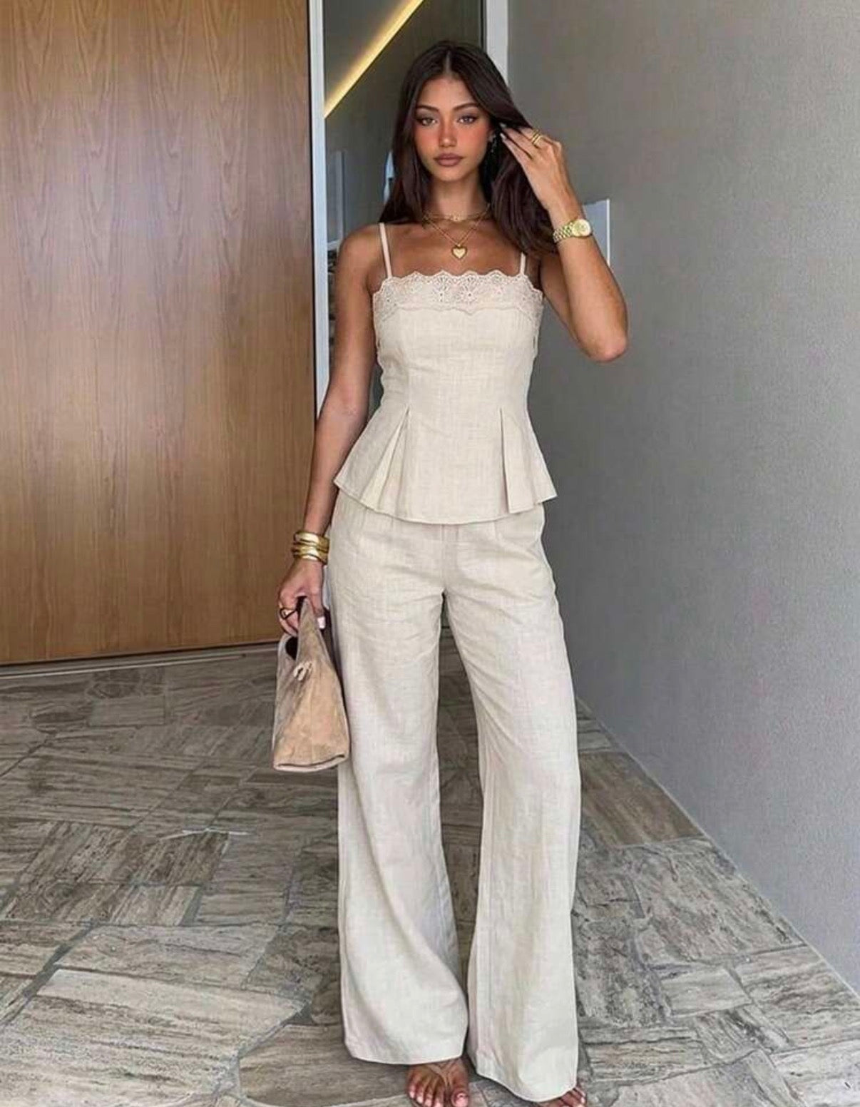 Set de lino elegante