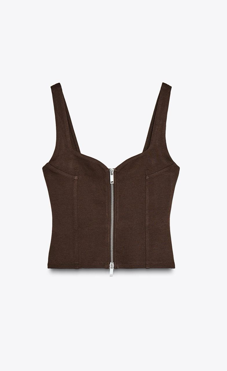 Top mocca Zara