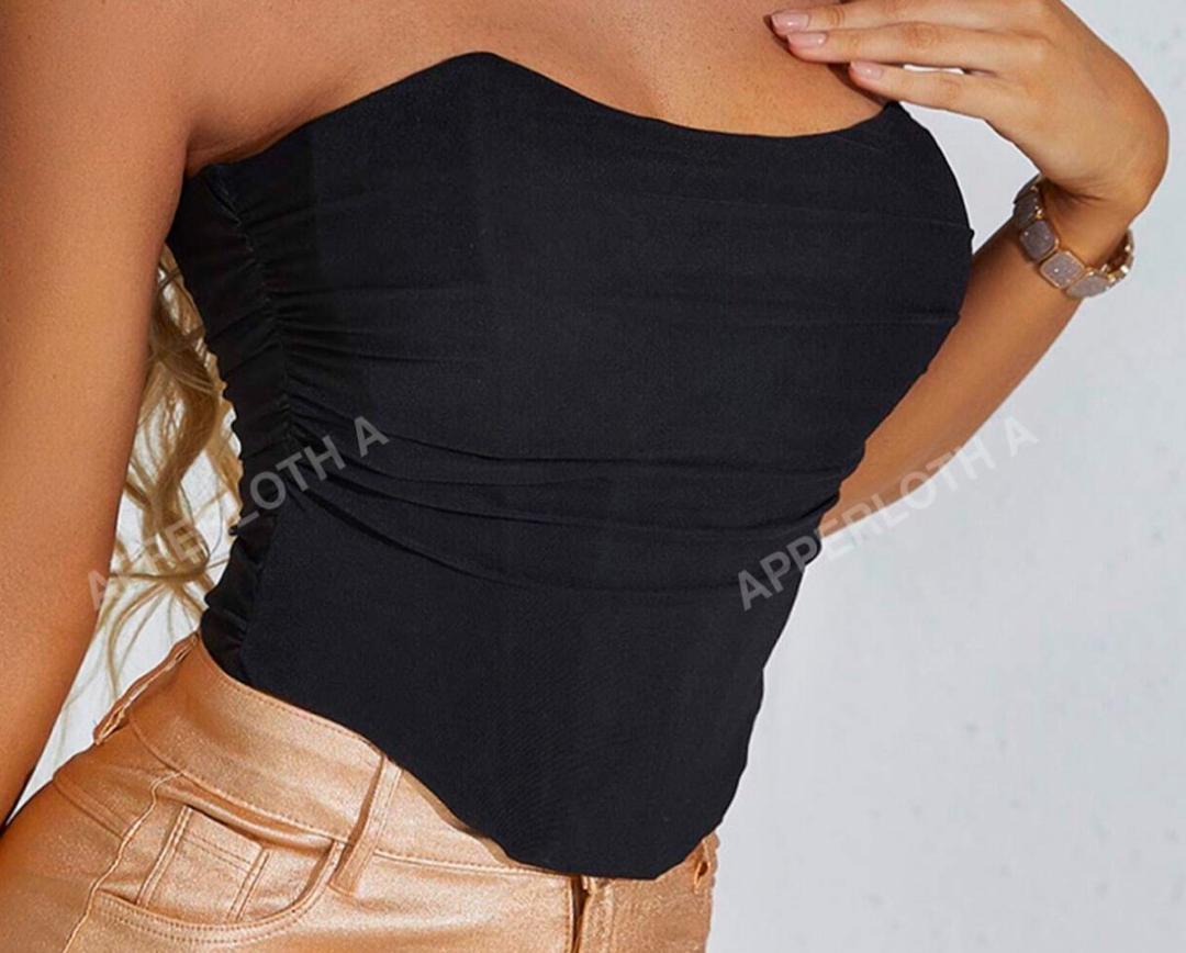 Corset negro cordones