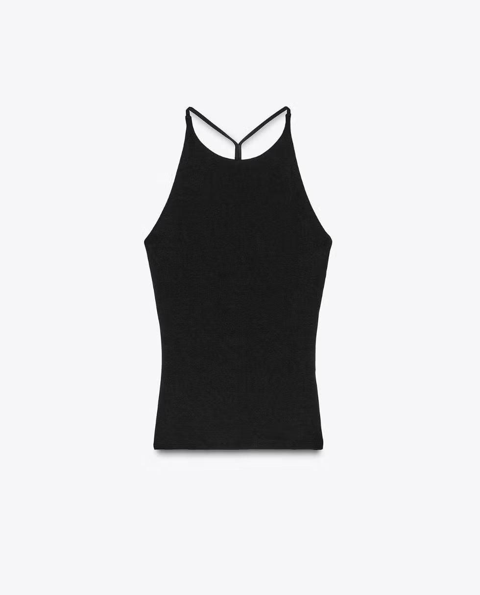 Top negro Zara