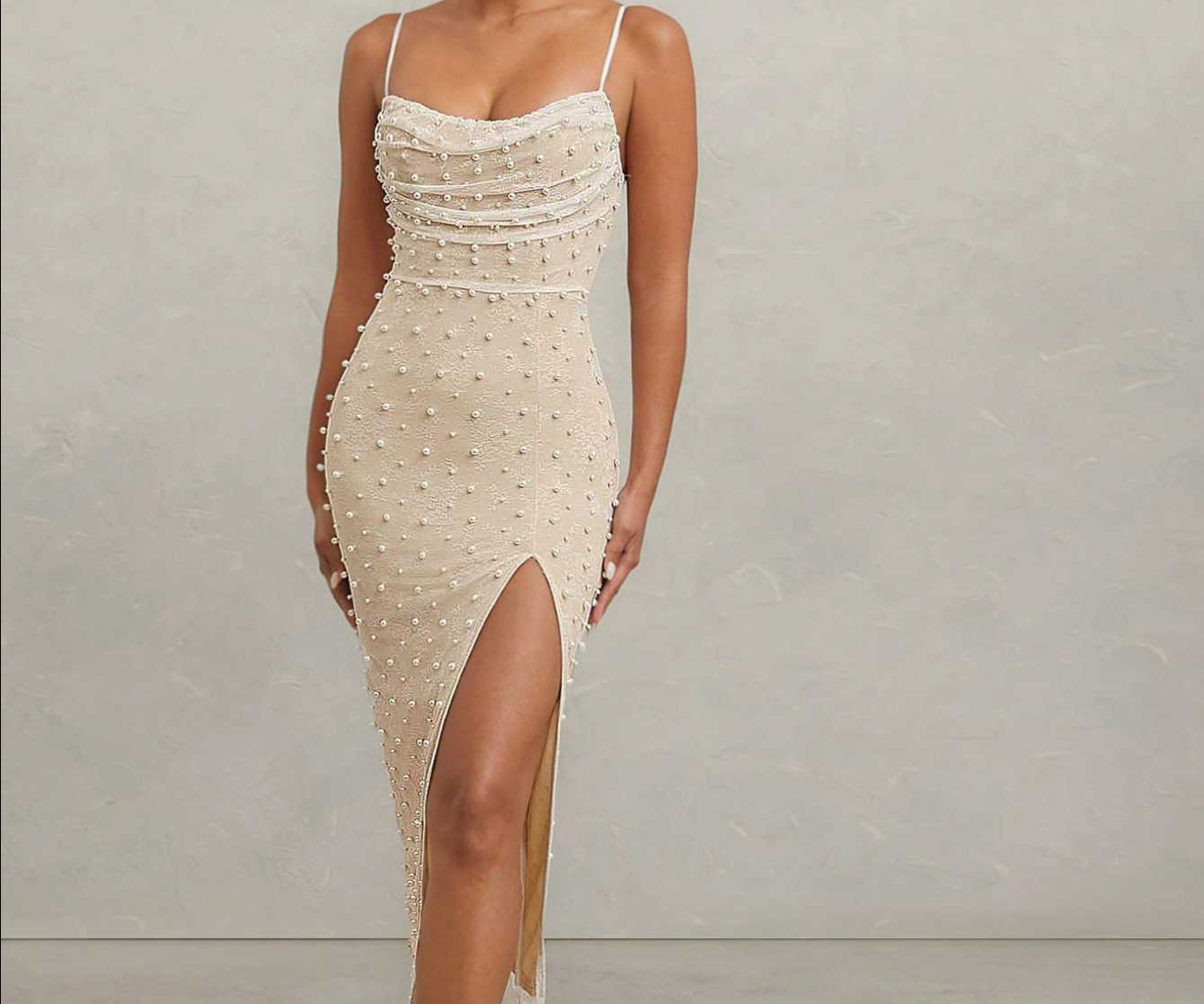 Vestido de perlas
