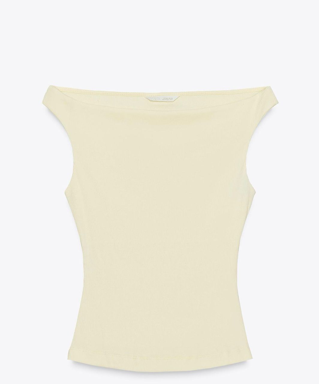 Top amarillo Zara