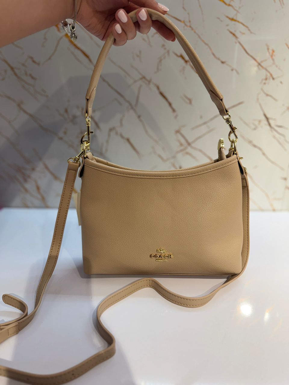 Crossbody Coach Beige
