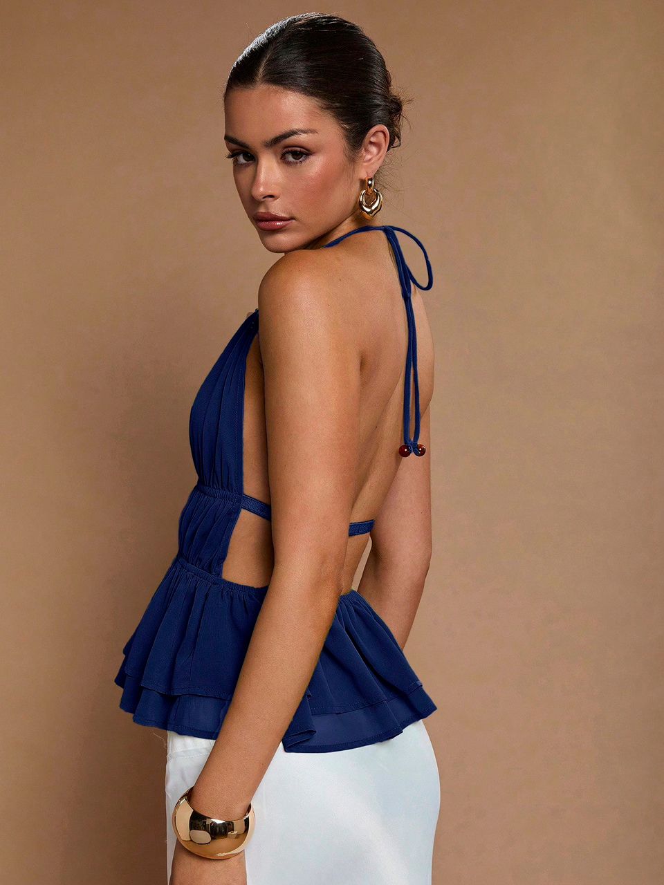 Blusa azul marino