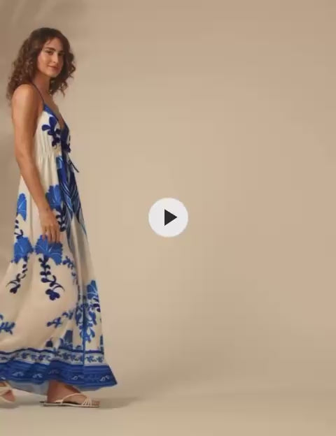 Maxivestido tropical