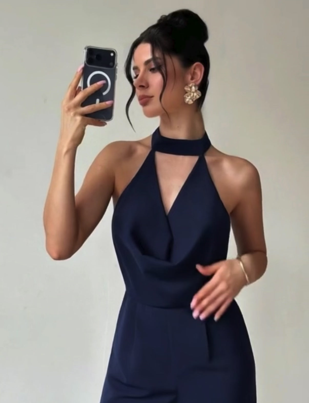 Jumpsuit azul marino
